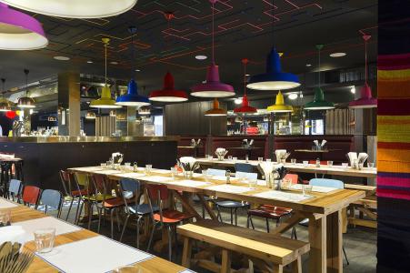 Location au ski Rockypop Hotel - Les Houches - Intérieur