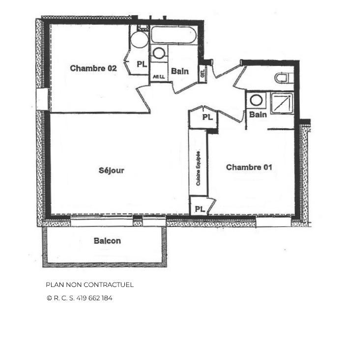 Appartement 3 pièces 4 personnes (A1)