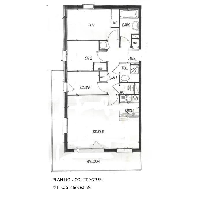 Appartement 4 pièces 6-8 personnes (321)