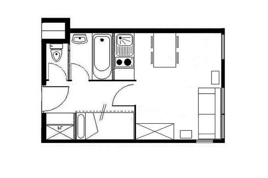 Studio cabine 4 personnes (134)