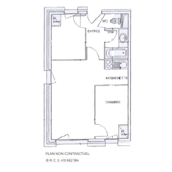 Appartement 2 pièces cabine 6 personnes (107A)