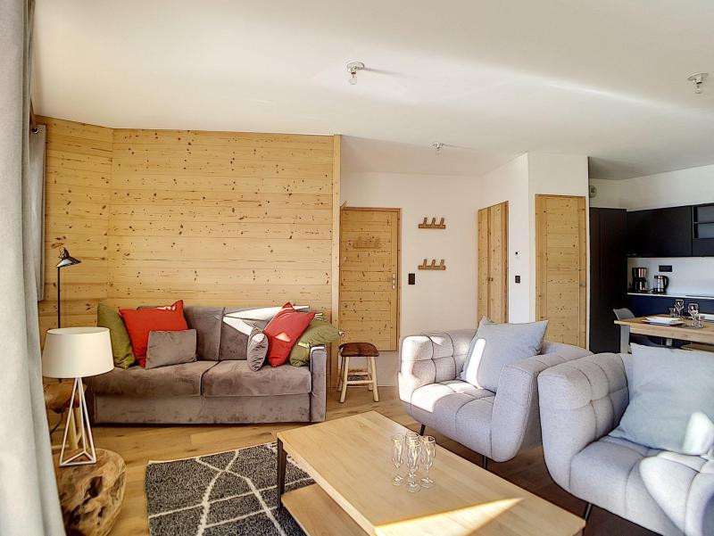 Skiverleih 4 Zimmer Appartement für 4-6 Personen (102) - Chalet 2000 - Les Menuires - Wohnzimmer