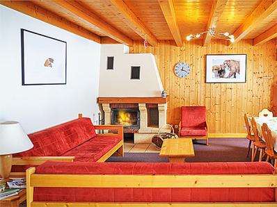 Rent in ski resort Chalet Bettaix CLI01 Le Lichen - Les Menuires - Living room