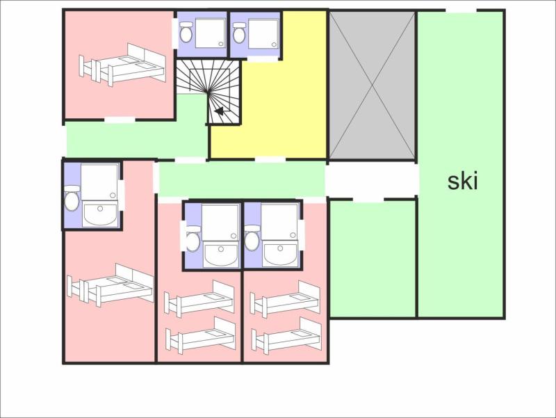 Ski verhuur Chalet 9 kamers 15 personen - Chalet Bettaix Eden - Les Menuires - Kaart