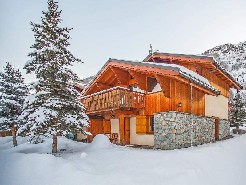 Location au ski Chalet 8 pièces 15 personnes - Chalet Bettaix Rose - Les Menuires - Extérieur hiver