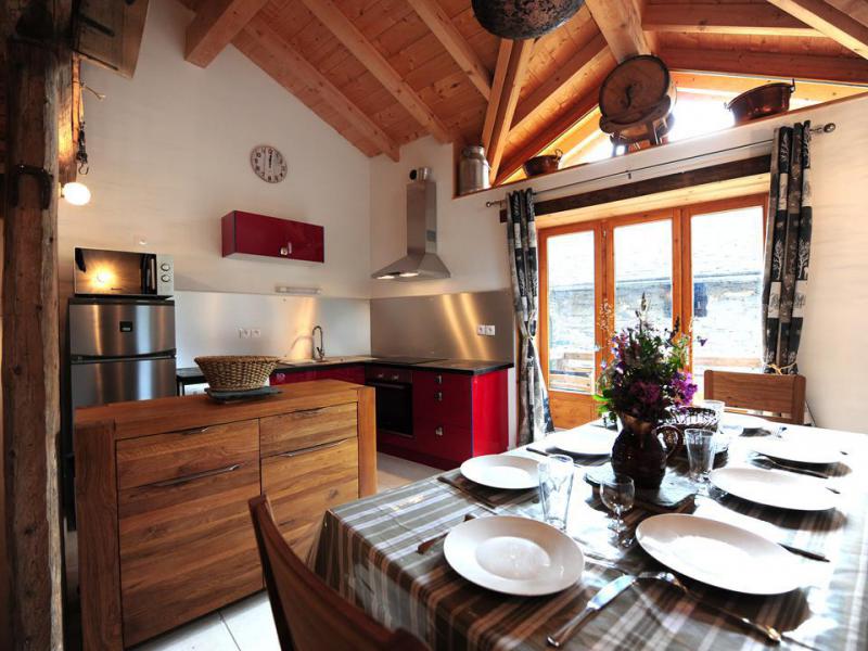 Rent in ski resort 3 room mezzanine apartment 7 people (Christophe) - Chalet Christophe et Elodie - Les Menuires - Living room
