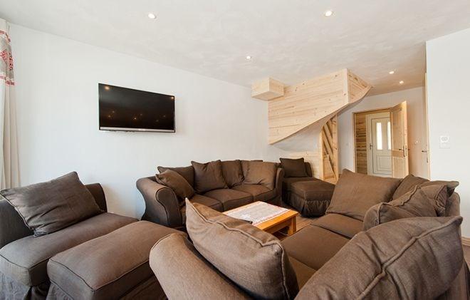 Rent in ski resort Chalet de Marie - Les Menuires - Living room