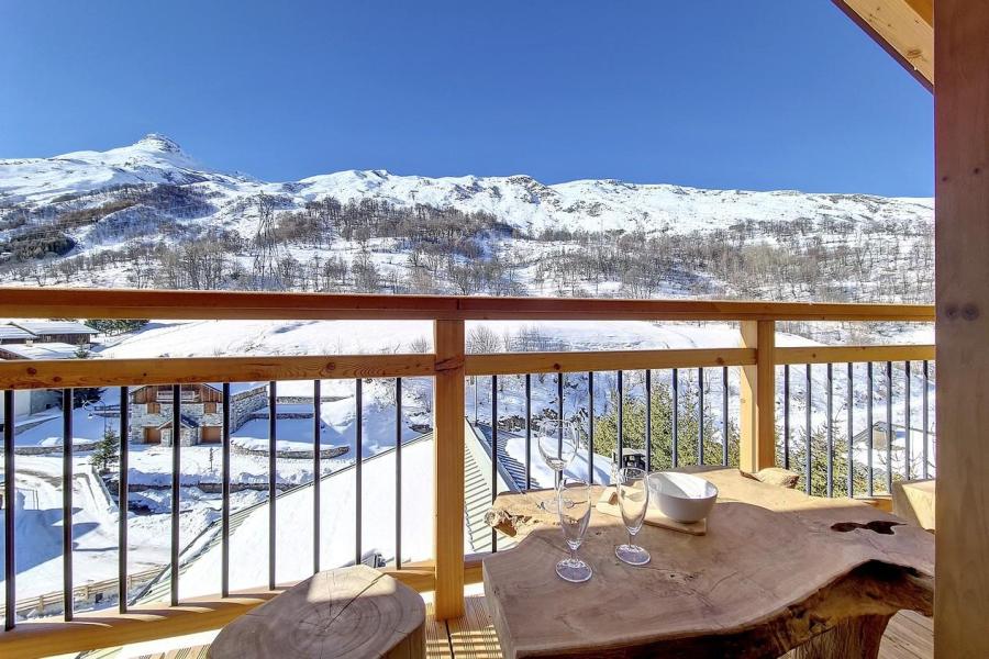 Rent in ski resort 3 room chalet 6 people (YDILIA6) - Chalet Eterlou - Les Menuires - Balcony