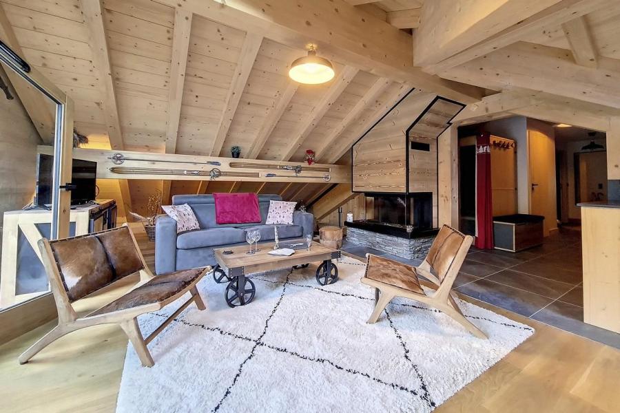 Skiverleih 3 Zimmer Chalet für 6 Personen (YDILIA6) - Chalet Eterlou - Les Menuires - Wohnzimmer