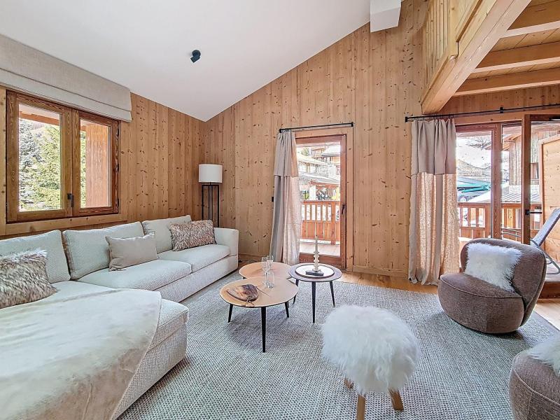 Location au ski Appartement triplex 4 pièces 8 personnes (NAOS B2) - Chalet Eterlou - Les Menuires - Séjour