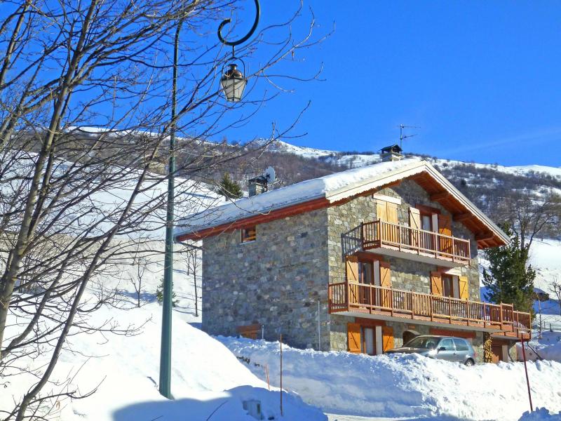 Ski verhuur Chalet Flocon de Belleville - Les Menuires - Buiten winter