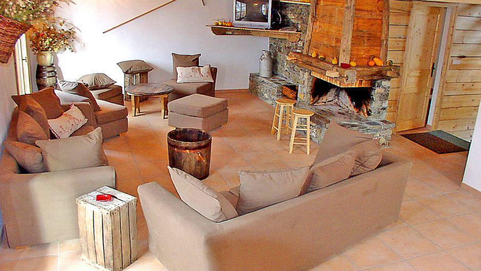 Rent in ski resort Chalet Gran Koute - Les Menuires - Living room