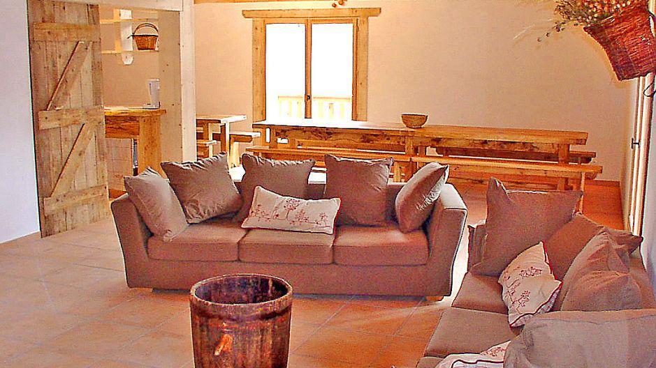 Rent in ski resort Chalet Gran Koute - Les Menuires - Settee