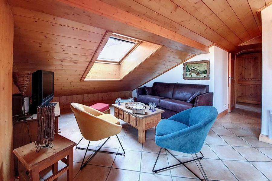 Rent in ski resort 5 room apartment 8 people (10) - Chalet Hameau des Marmottes - Les Menuires - Living room