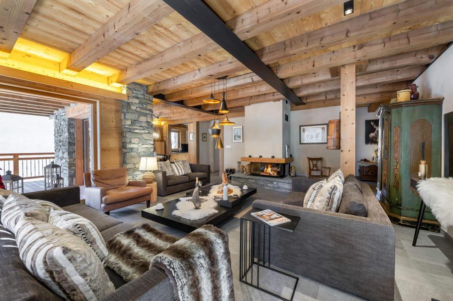 Rent in ski resort 4 room apartment 6 people (PECLET) - Chalet l'Éterlou - Les Menuires - Living room