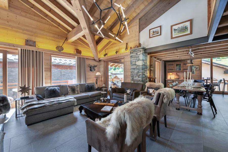 Location au ski Appartement duplex 5 pièces 8 personnes (CIME CARON) - Chalet l'Éterlou - Les Menuires - Séjour