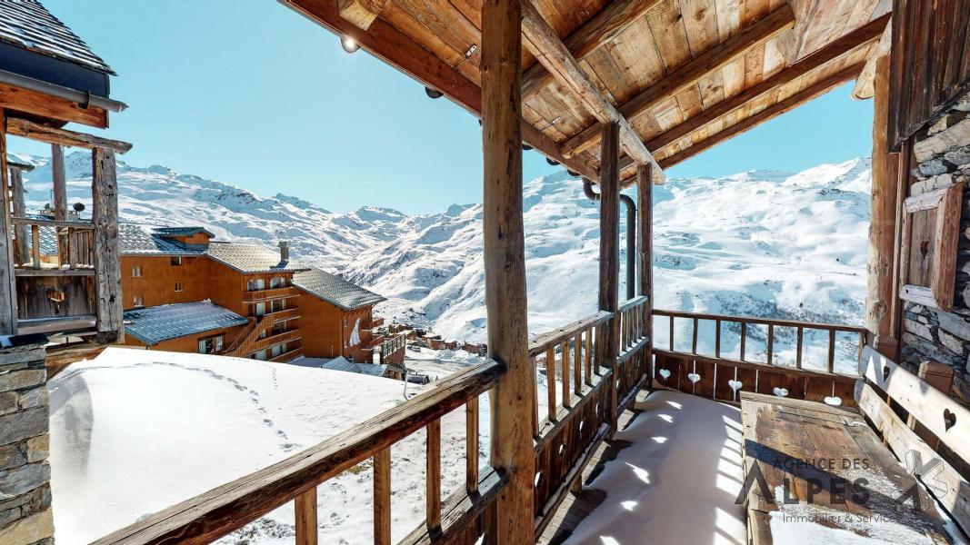 Location au ski Chalet triplex 8 pièces 15 personnes - Chalet Nécou - Les Menuires - Terrasse