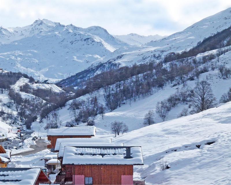 Vacances en montagne Chalet Ski Royal - Les Menuires - Extérieur hiver
