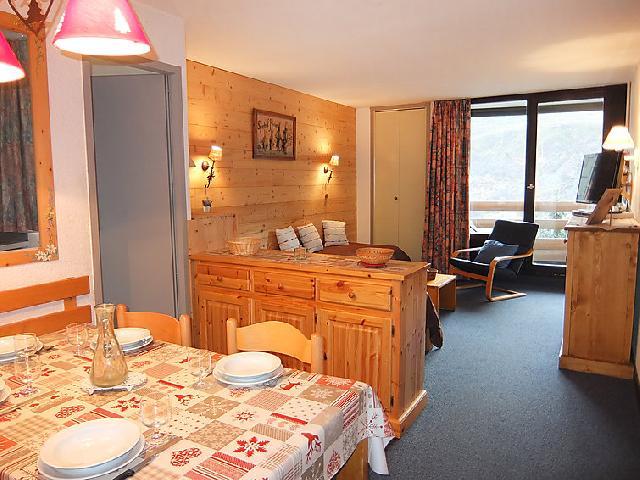 Skiverleih 2-Zimmer-Appartment für 5 Personen (1) - Chanteneige la Croisette - Les Menuires - Wohnzimmer