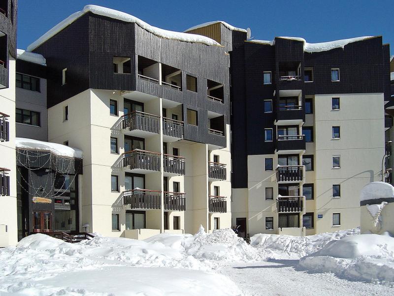 Wynajem na narty Apartament 1 pokojowy 4 osób (5) - Gentianes - Les Menuires - Zima na zewnątrz
