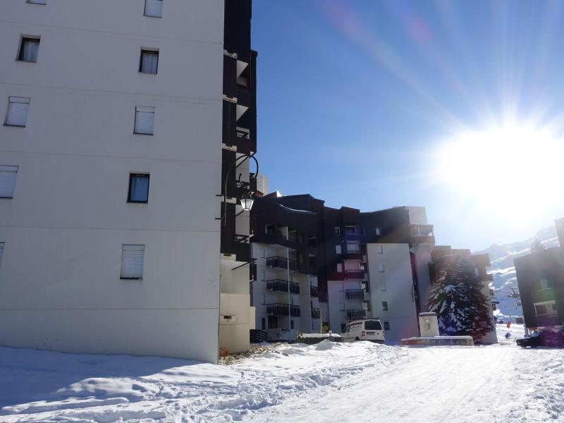 Wakacje w górach Apartament 1 pokojowy 4 osób (5) - Gentianes - Les Menuires - Zima na zewnątrz