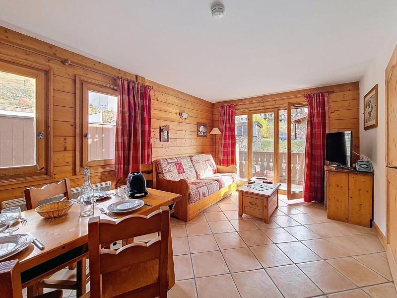 Location au ski Appartement 3 pièces 6 personnes (B18) - Hameau des Airelles - Les Menuires - Séjour
