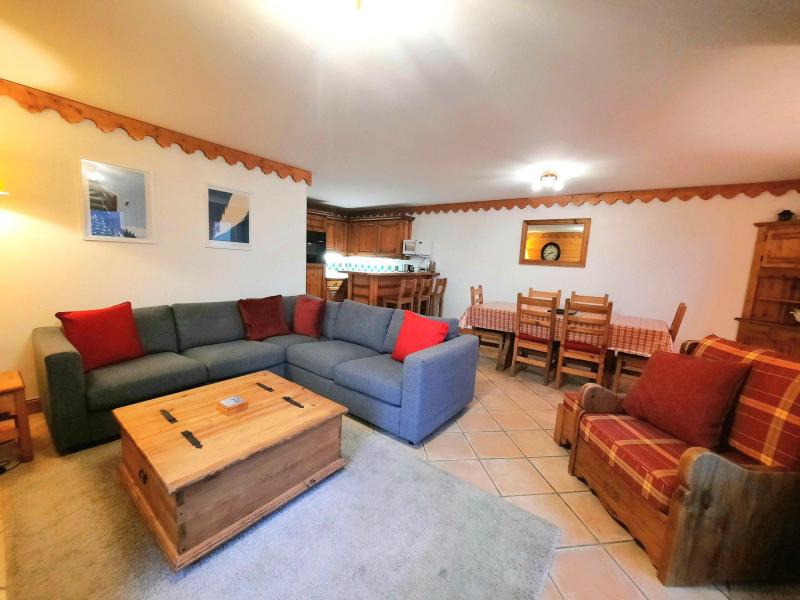 Rent in ski resort 4 room apartment 6 people (A7) - Hameau des Marmottes - Les Menuires - Living room