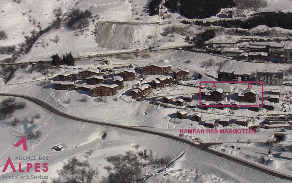 Location au ski Hameau des Marmottes - Les Menuires - Plan