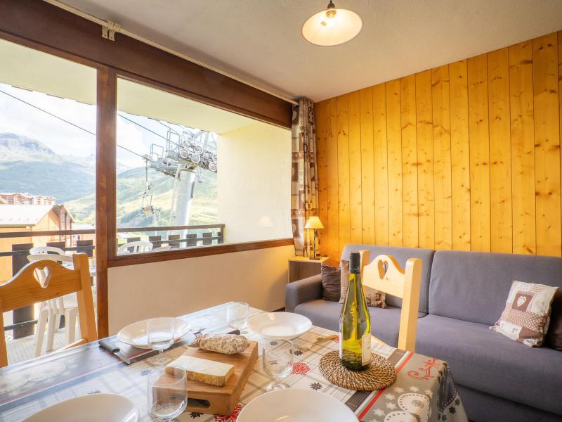 Rent in ski resort 2 room apartment 4 people (1) - L'Argousier - Les Menuires - Living room