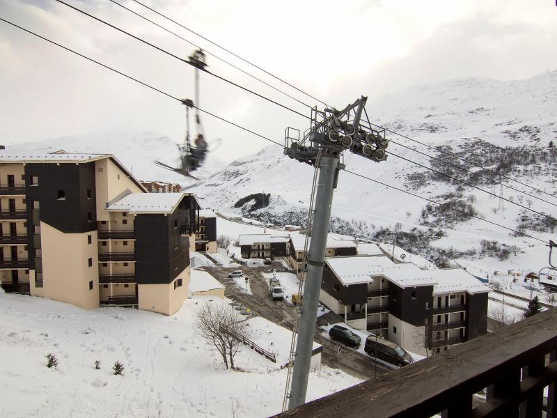 Location au ski Appartement 2 pièces 4 personnes (1) - L'Argousier - Les Menuires - Extérieur hiver