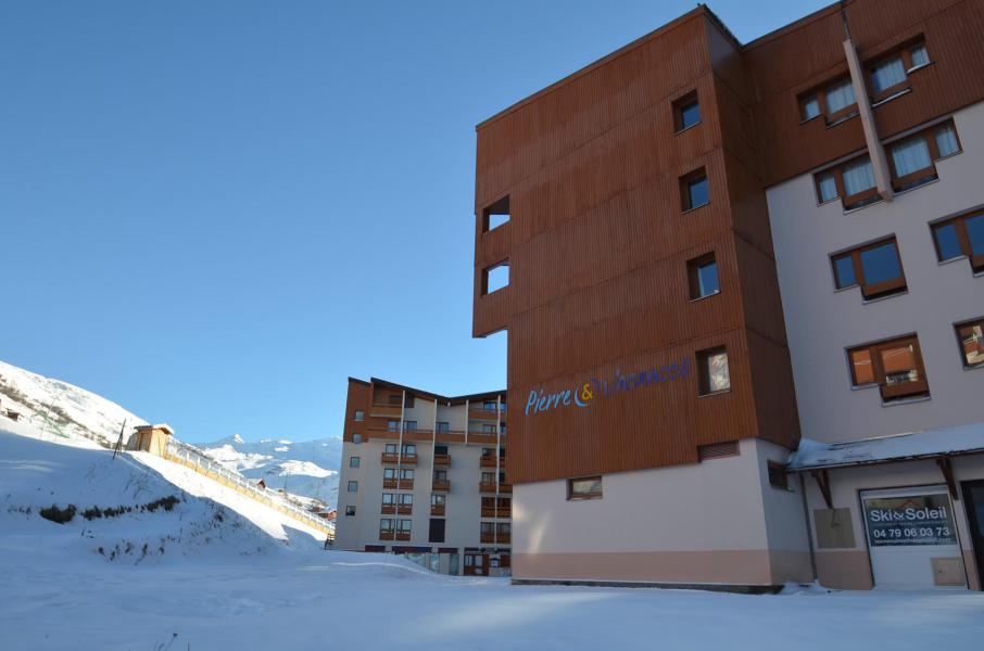Rent in ski resort La Résidence Aconit - Les Menuires - Winter outside