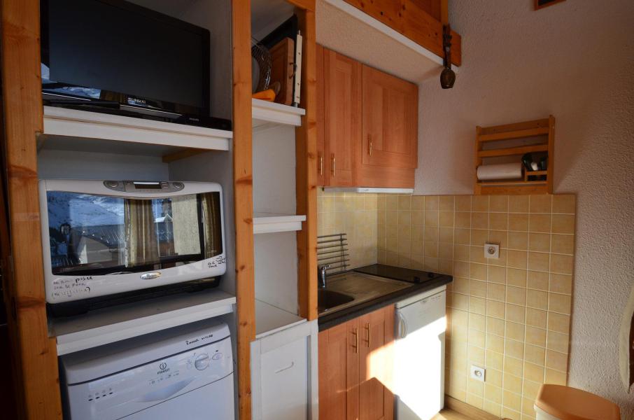 Skiverleih 2 Zimmer Maisonettewohnung für 4 Personen (C12) - La Résidence Asters - Les Menuires - Küche