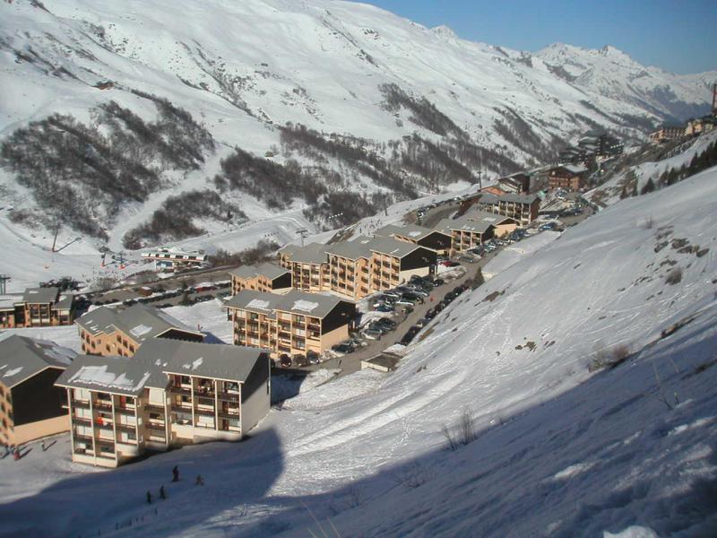 Ski verhuur La Résidence Astragale - Les Menuires - Buiten winter