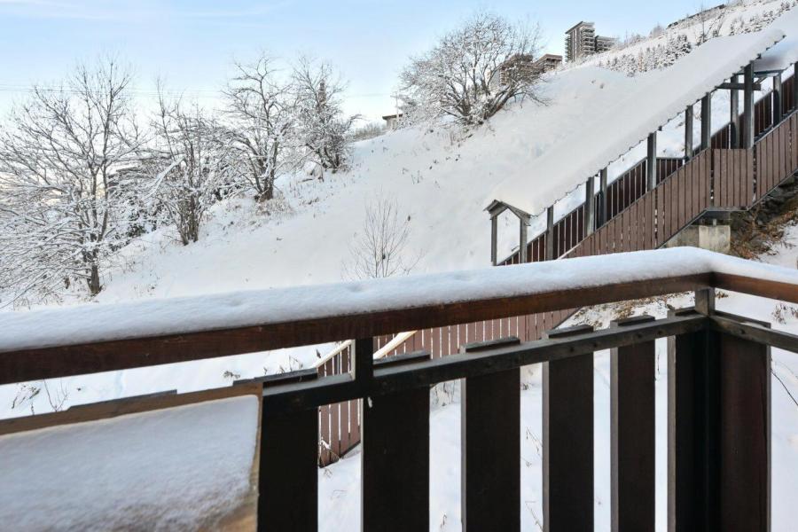 Location au ski Studio coin montagne 4 personnes (519) - La Résidence Astragale - Les Menuires - Extérieur hiver