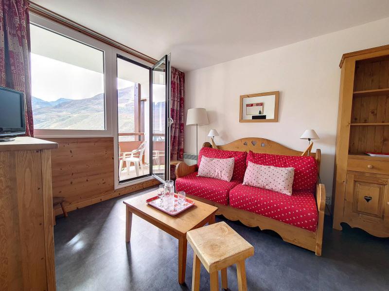 Аренда на лыжном курорте Апартаменты 2 комнат 6 чел. (509) - La Résidence Burons - Les Menuires - Салон