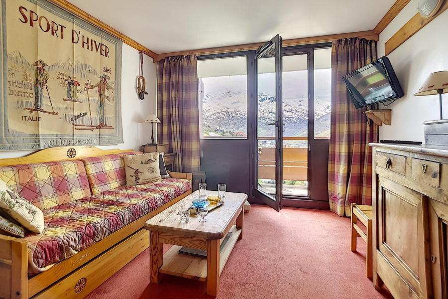 Аренда на лыжном курорте Апартаменты 2 комнат 6 чел. (809) - La Résidence Burons - Les Menuires - Салон