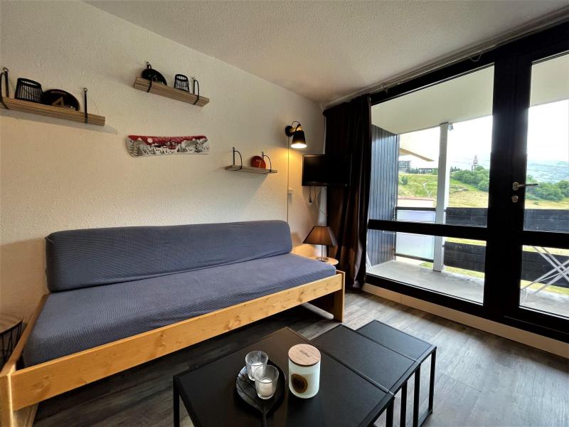 Rent in ski resort 2 room apartment 5 people (201) - La Résidence Caron - Les Menuires - Living room