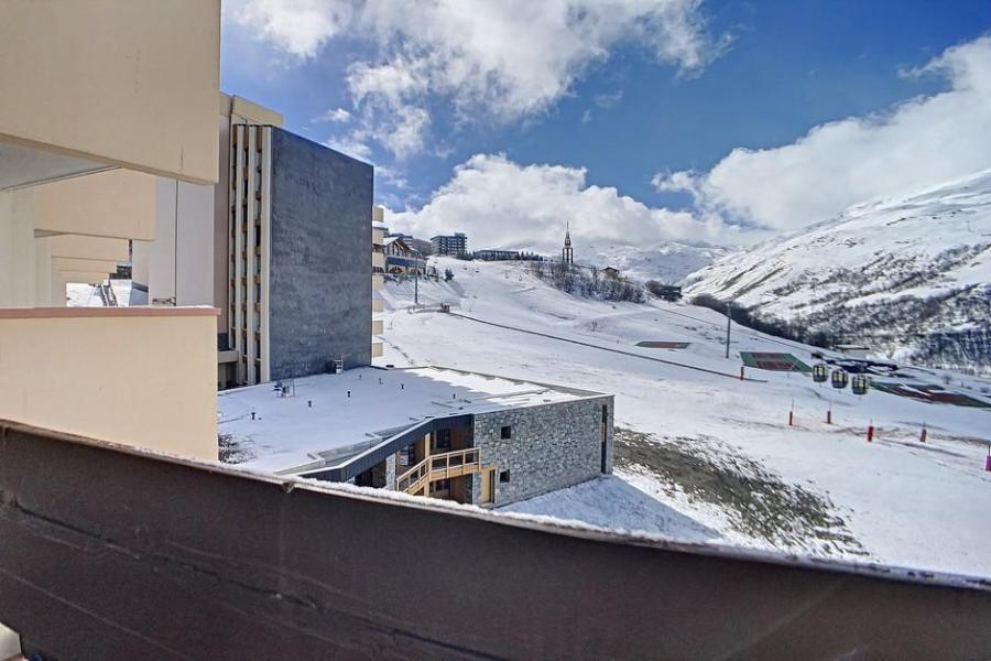 Аренда на лыжном курорте Апартаменты 2 комнат 6 чел. (406) - La Résidence Grande Masse - Les Menuires - зимой под открытым небом