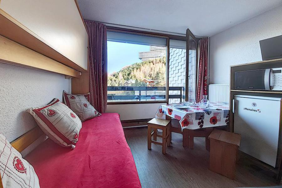 Rent in ski resort 2 room apartment 4 people (128) - La Résidence la Chavière - Les Menuires - Living room