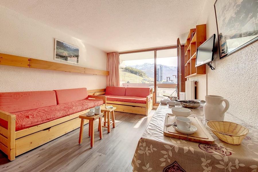 Skiverleih Studio Schlafnische 4 Personen (320) - La Résidence la Chavière - Les Menuires - Wohnzimmer