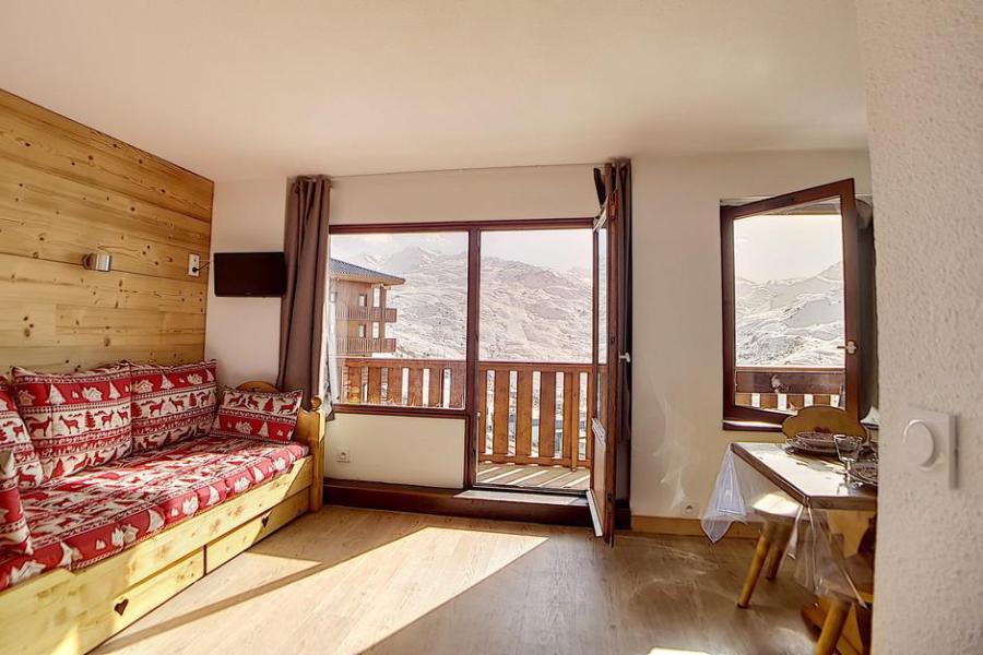 Rent in ski resort 3 room duplex apartment 6 people (712) - La Résidence le Necou - Les Menuires - Living room