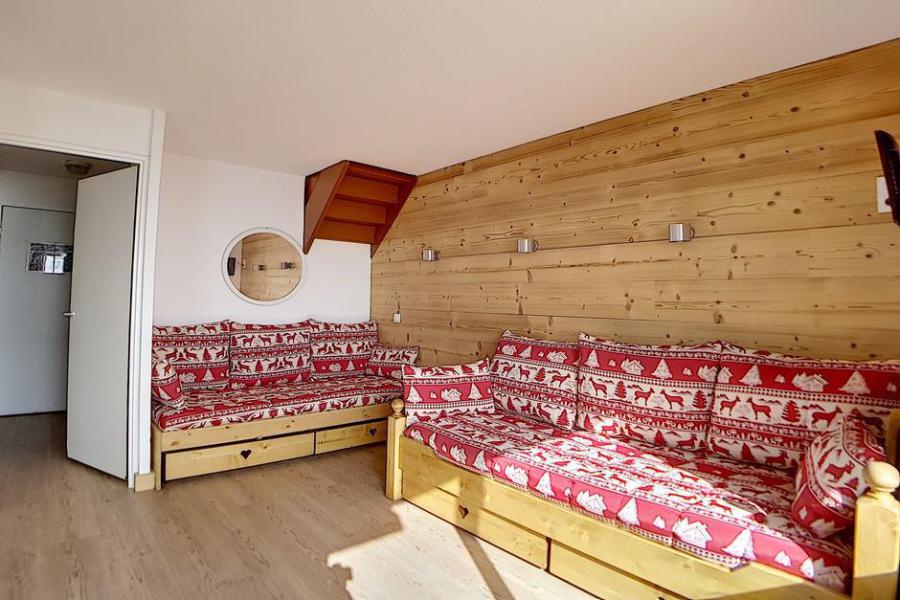 Skiverleih 3 Zimmer Maisonettewohnung für 6 Personen (712) - La Résidence le Necou - Les Menuires - Wohnzimmer