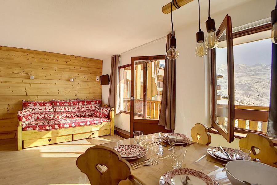 Skiverleih 3 Zimmer Maisonettewohnung für 6 Personen (712) - La Résidence le Necou - Les Menuires - Wohnzimmer