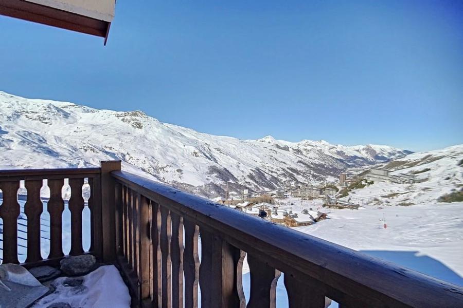 Ski verhuur Studio bergnis 3 personen (0704) - La Résidence le Necou - Les Menuires - Balkon