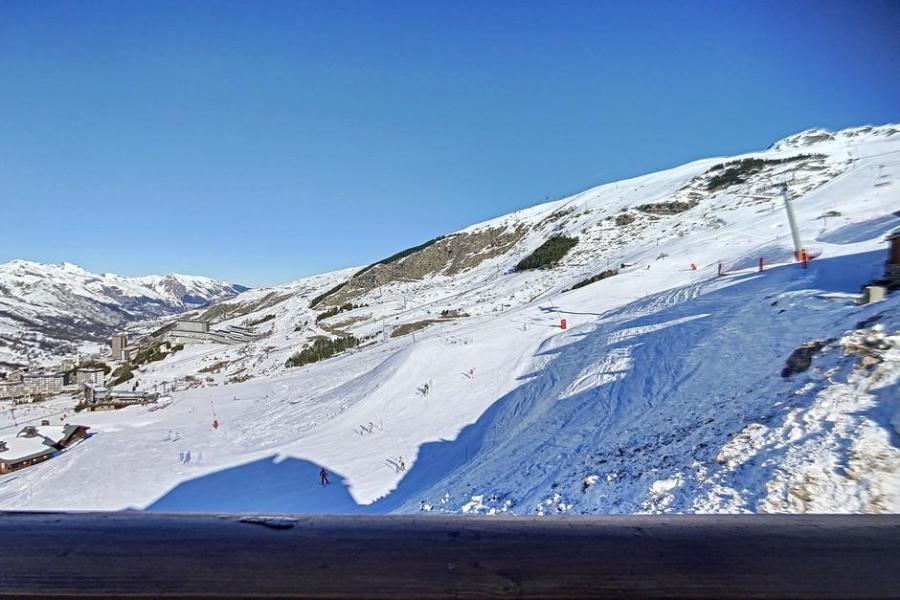 Location au ski Studio coin montagne 3 personnes (0704) - La Résidence le Necou - Les Menuires - Balcon