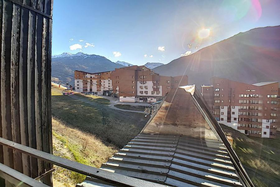 Alquiler al esquí Apartamento cabina para 4 personas (224) - La Résidence le Sorbier - Les Menuires - Terraza