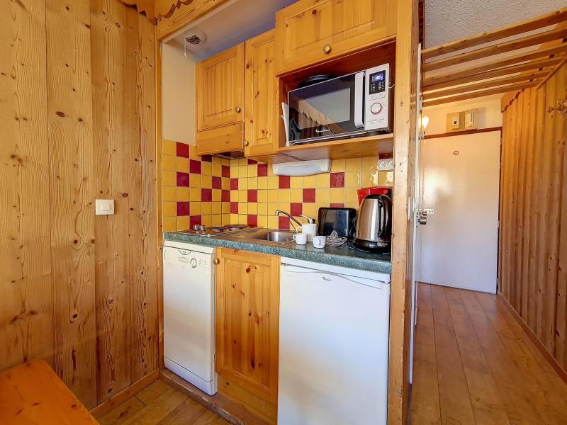 Rent in ski resort 2 room apartment cabin 5 people (109) - La Résidence le Villaret - Les Menuires - Kitchen