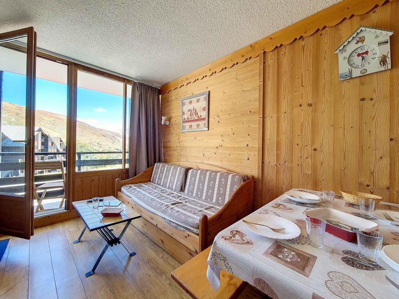 Location au ski Appartement 2 pièces cabine 5 personnes (109) - La Résidence le Villaret - Les Menuires - Séjour