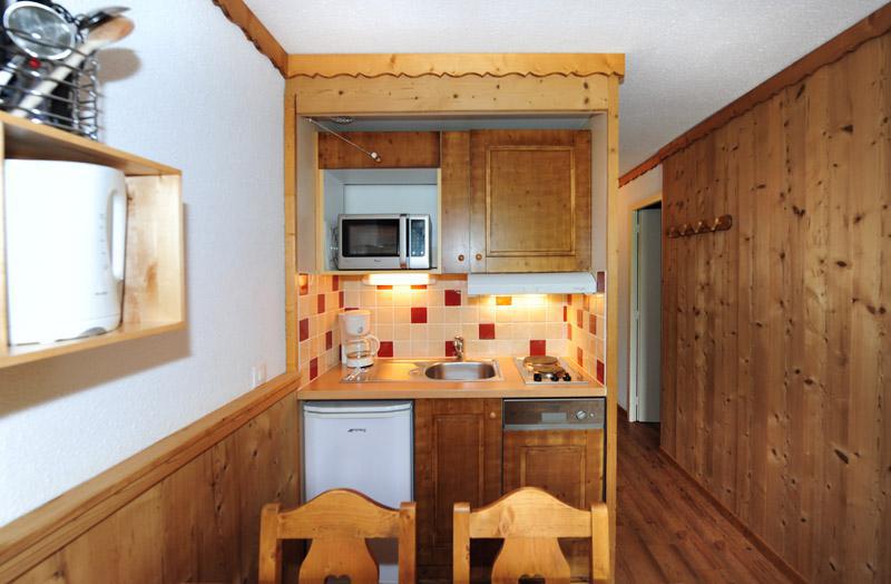 Аренда на лыжном курорте Квартира студия кабина для 4 чел. (0404) - La Résidence le Villaret - Les Menuires - Салон