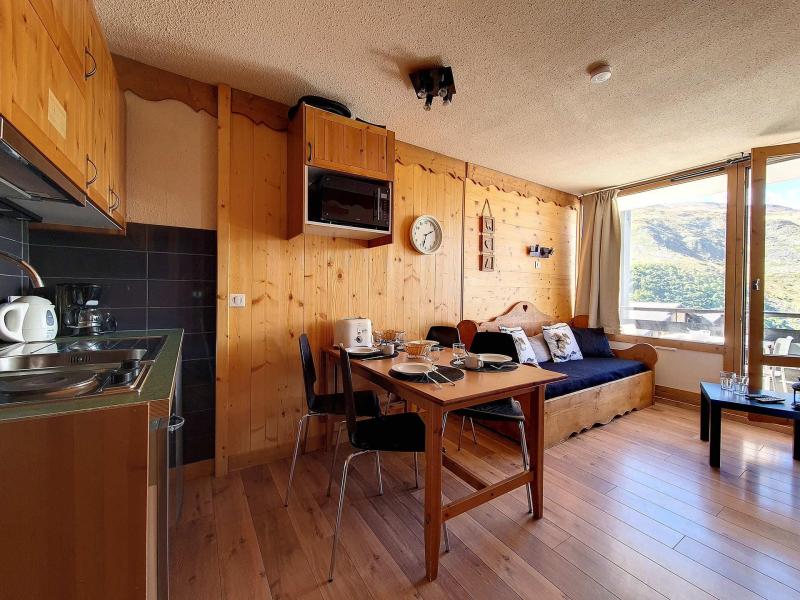 Аренда на лыжном курорте Квартира студия кабина для 4 чел. (0405) - La Résidence le Villaret - Les Menuires - Салон